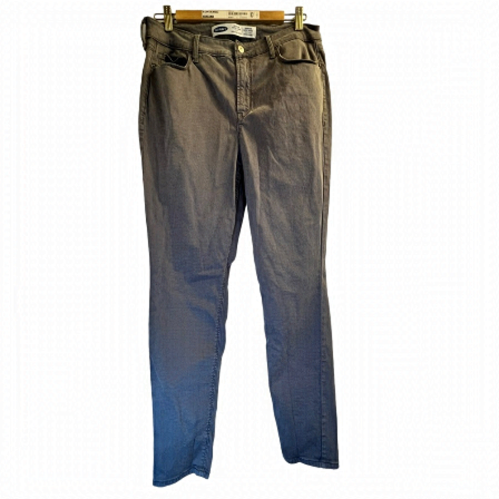Old Navy Rockstar Super Skinny High-Rise Gray Jeans Size 12